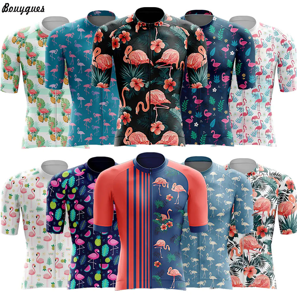 Flamingo Team MTB Cycling Jersey - High Quality Bike Shirt