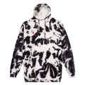Champion Big and Tall Hoodies for Men Mens Fleece Heavyweight Tie Dye Hoodie Ivory/Black