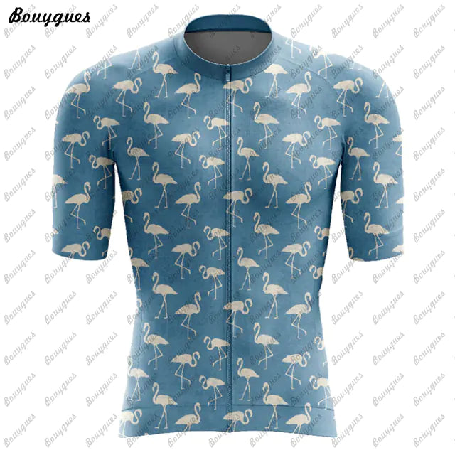 Flamingo Team MTB Cycling Jersey - High Quality Bike Shirt