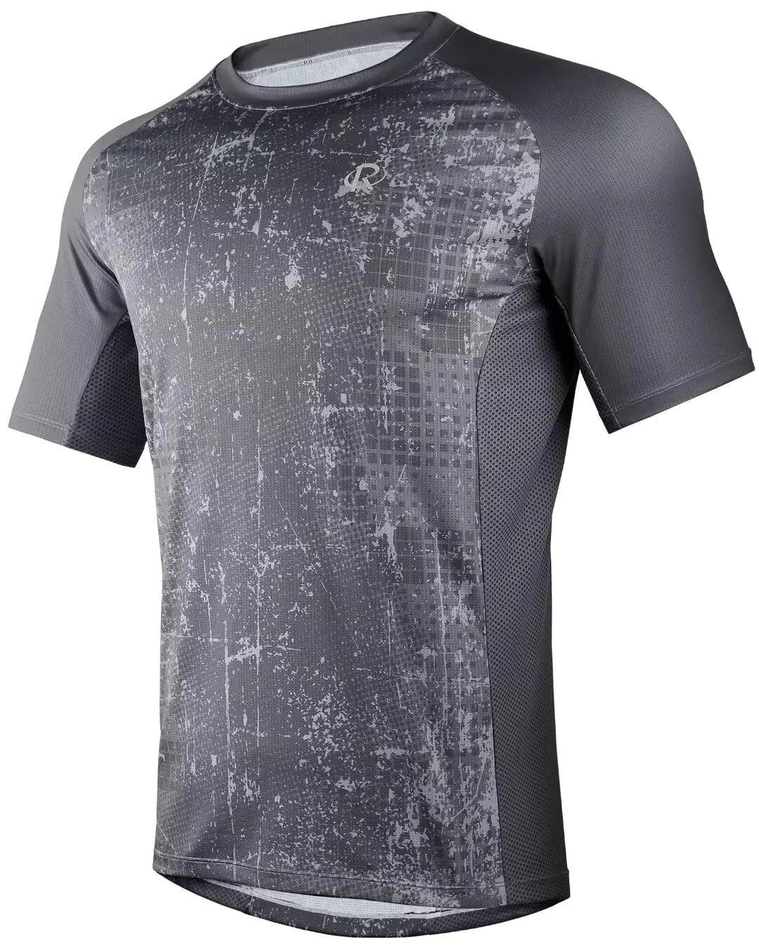 ROTTO Mens MTB Jersey Mountain Bike Cycling Shirt Short Sleeve for MTB BMX Downhill Wicking Quick Dry
