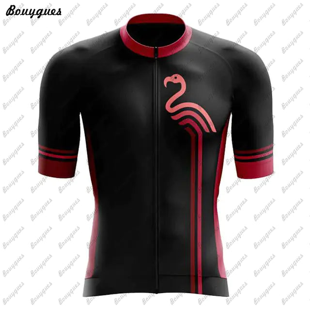 Flamingo Team MTB Cycling Jersey - High Quality Bike Shirt