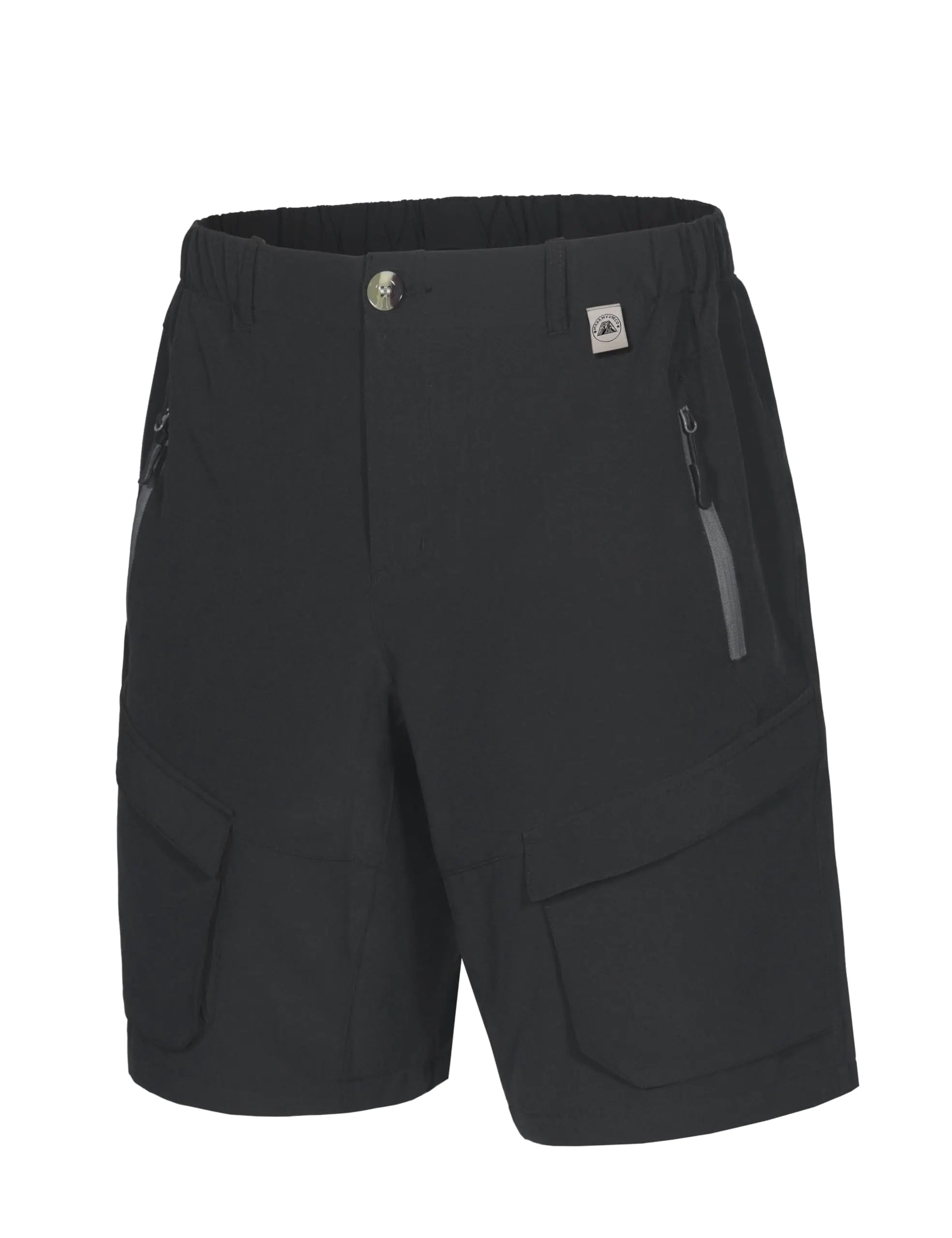 Mapamyumco Mens Hiking Shorts Golf Shorts Quick Dry Cargo Shorts Lightweight for Casual Running (Black XL)