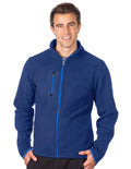 AFC Mens Heavyweight Micro Fleece Jacket Zip Up Coat 2x 3x 4x Only in 3 Colors (US Alpha 3X-Large Regular Regular Blue)