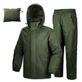 33000ft Mens Rain Suit Packable Waterproof Lightweight Rain Gear for Golf Hiking Cycling 2 Pieces (Jackets and Pants)