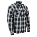 Milwaukee Leather Men’s Casual Flannel Plaid Long Sleeve Button Down Cotton Shirts MNG - 2X-Large