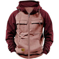 Men's Full Zip-Up Hoodie - Fleece Lined Sweatshirt with Pockets