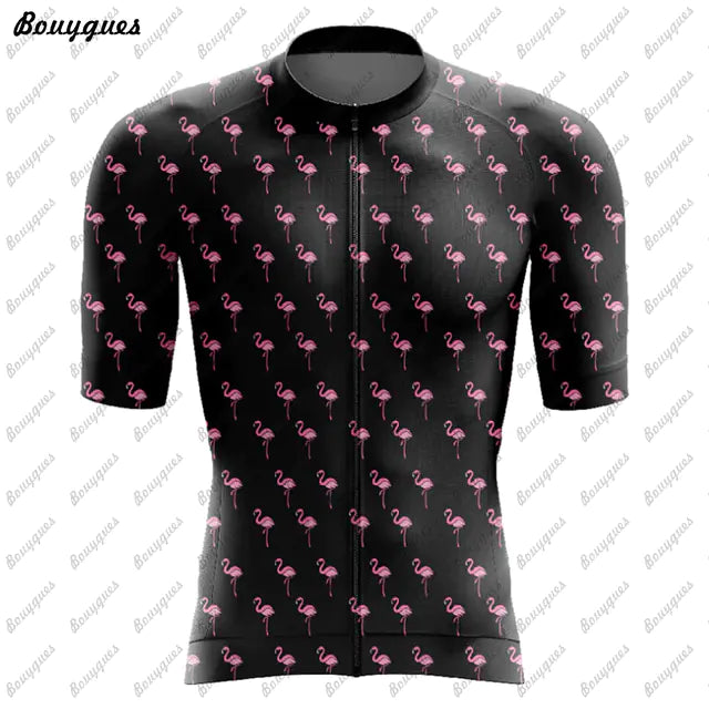 Flamingo Team MTB Cycling Jersey - High Quality Bike Shirt