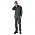 Dickies Mens Big & Tall Long Sleeve Work Shirt Charcoal