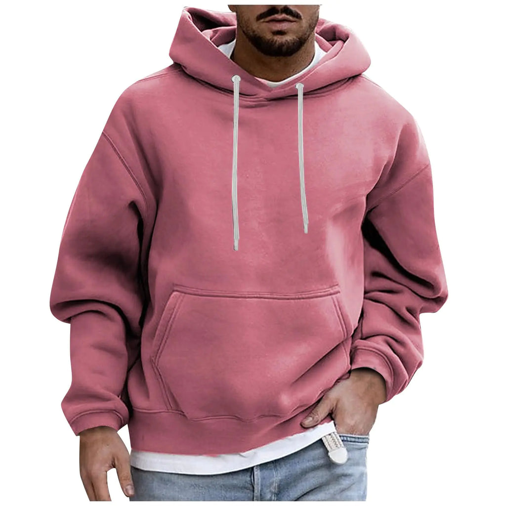 Men's Crewneck Sweatshirt - Pullover Fleece Sweater for Casual & Athletic Wear