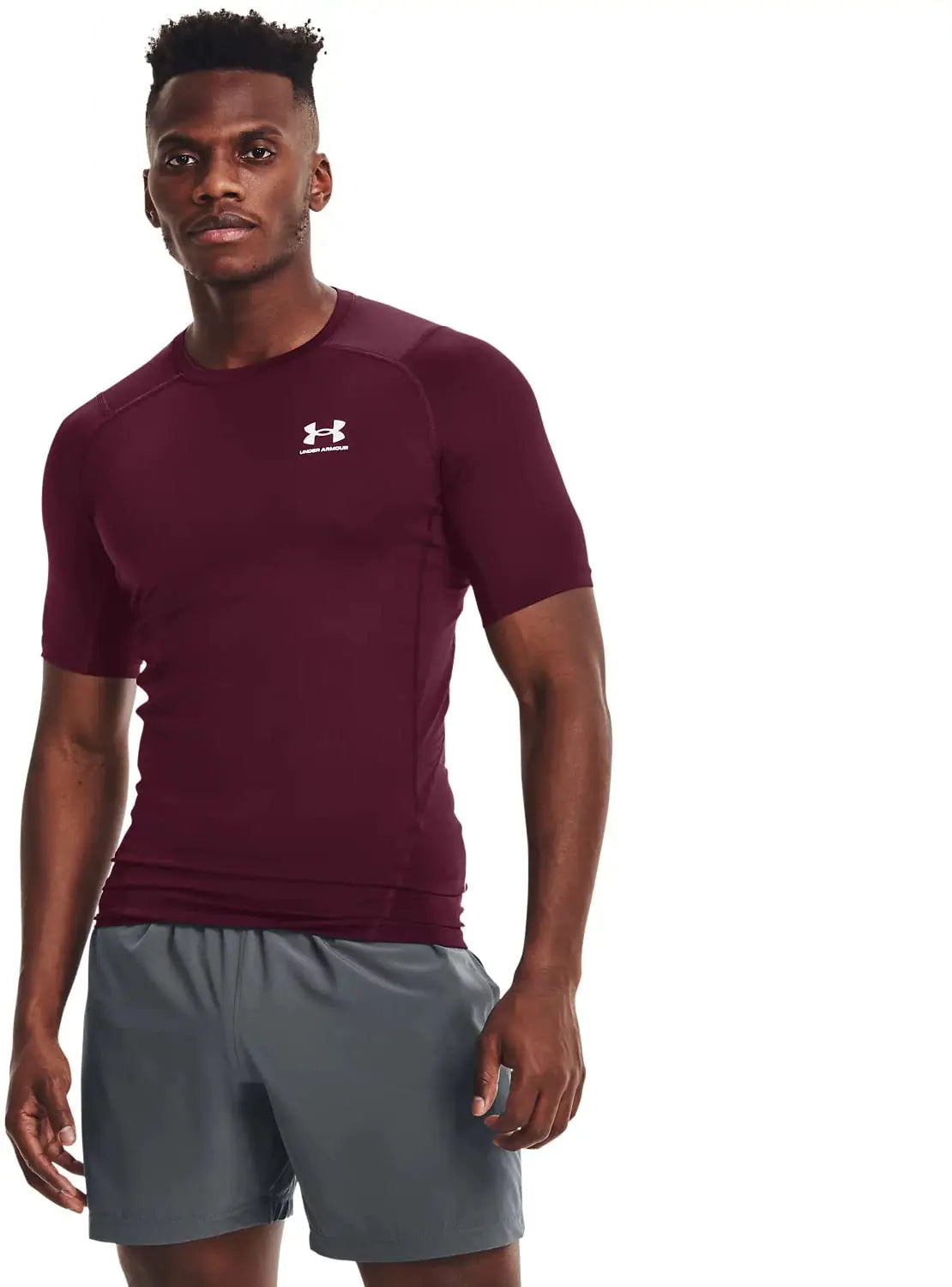Under Armour Men's HeatGear Armour Compression Shirt - Long Sleeve Base Layer