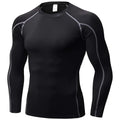 Mens Compression Shirts Long Sleeve Athletic Compression T Shirts Base Layer Cool Dry Workout Shirt Sports Running Tops