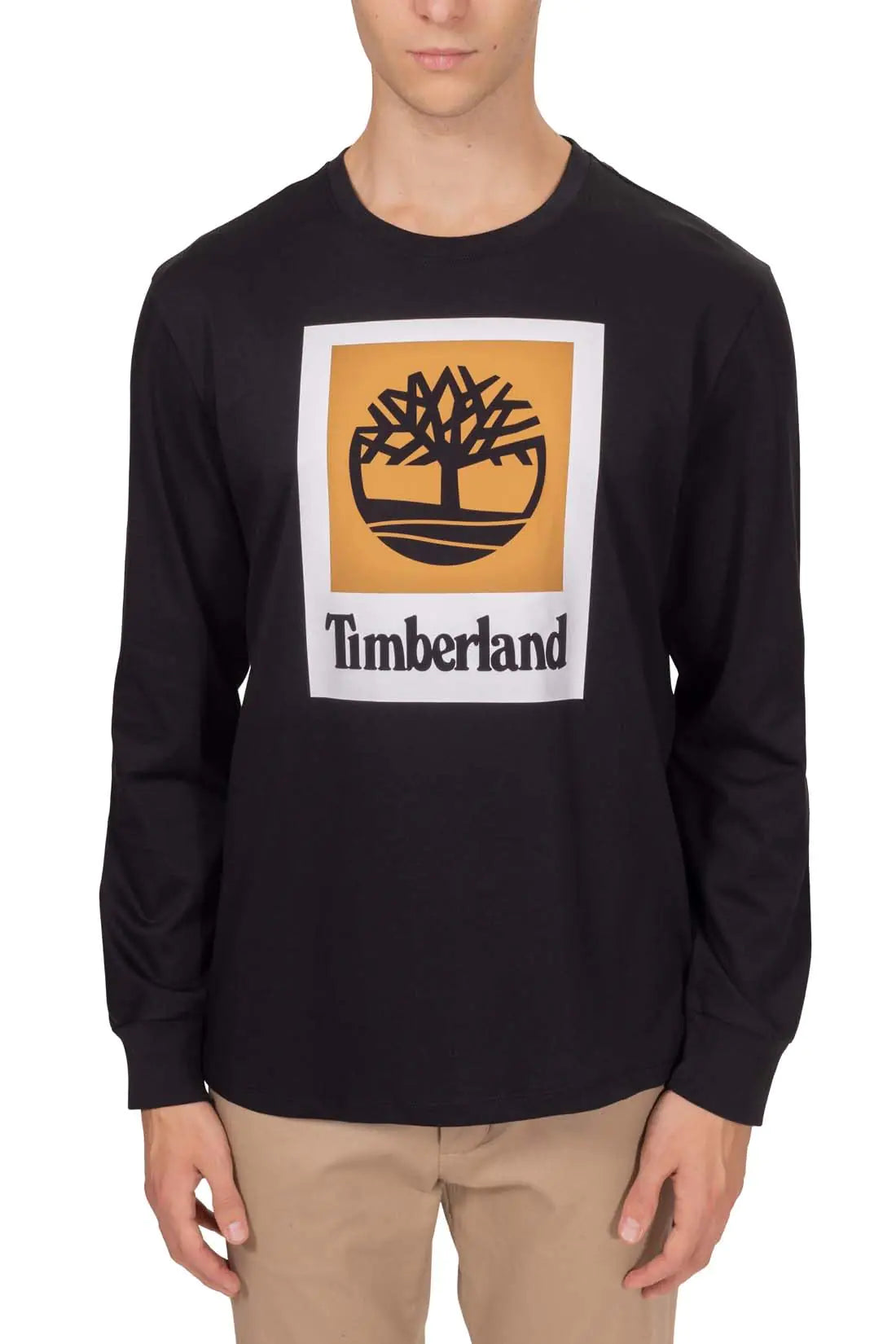 Timberland Men's Oval Logo Hoodie - Long Sleeve Pullover Sweatshirt
