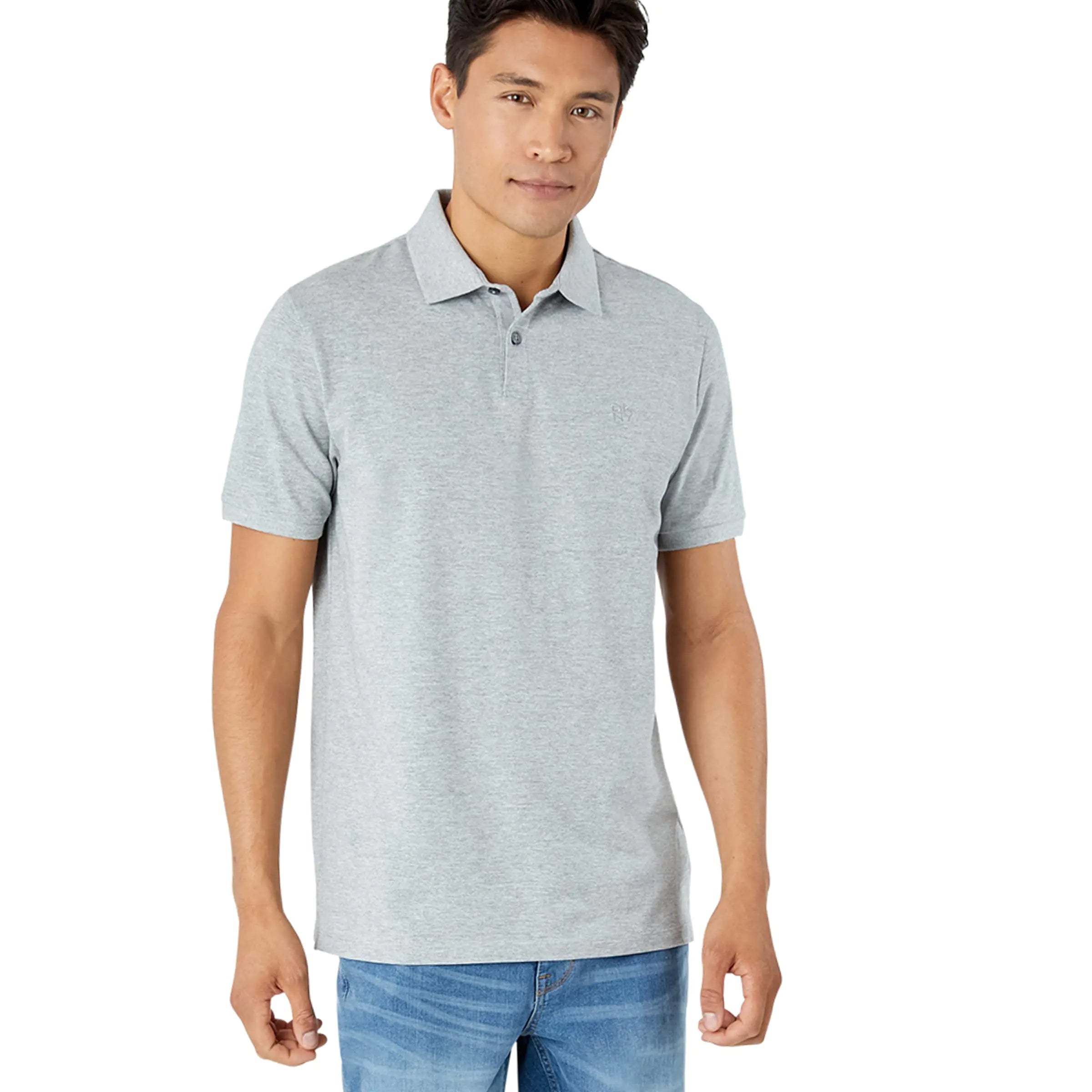 DKNY Mens Polo Shirts - Mens Polo Shirts Short Sleeve | Casual Polo Shirts for Men | Comfortable Stretch Work Polo Shirts for Mens | Mens Cotton Spandex Polo Shirts - Regular Fit Mens Polo Shirts
