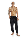 Joe Boxer Men's Plush Pajama Joggers - Smiley Print Lounge Pants with Pockets