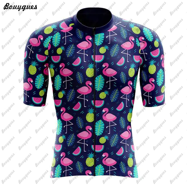 Flamingo Team MTB Cycling Jersey - High Quality Bike Shirt